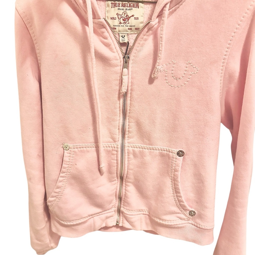 True Religion Kids Pink Hoodie Jacket